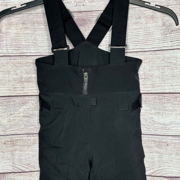 Obermeyer Children's Black Snow Bib I Grow Pockets Winter Ski Sledding Size 3 - Picture 11 of 12